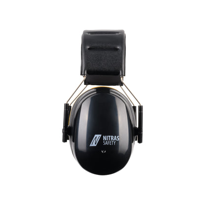 NITRAS MUTE DEFENDER PRO, earmuffs, black / yellow, EN 352-1 plastic | Pack (1 piece)