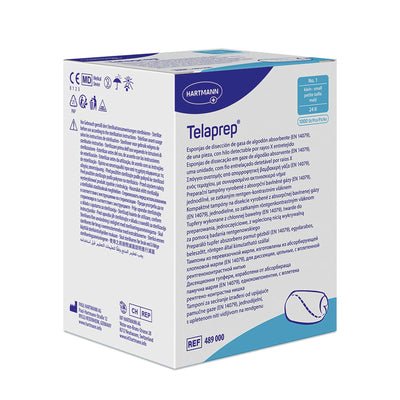 Hartmann Telaprep No. 1 Small Swabs, Non-Sterile | Package (4,000 pieces)