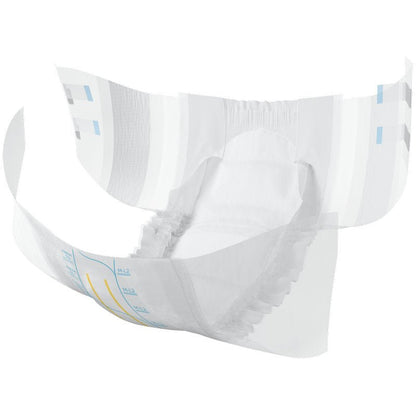 The ABENA Slip Flexi Fit M-L Premium from Abena Re-Seller GmbH is an adult diaper with flexible fit, elastic cuffs, absorbent padding, and wetness indicator - openly presented against a white background.