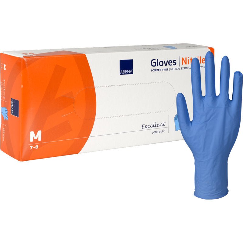 nitril handschuhe extra lang Nitril-Handschuhe Excellent, Puderfrei, Lang, Blau