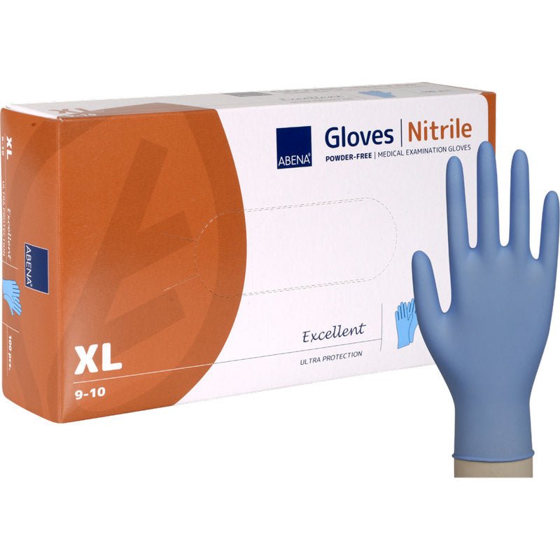 handschuhe für verkäufer Nitril-Handschuhe Excellent, Puderfrei, Blau