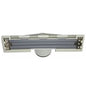 A close-up of the rectangular squeegee head with two rubber blades and a central attachment, included in the Arcora Magic Suction and Beating Nozzle—Universal, Suitable for All Vacuum Cleaners—by Arcora International GmbH (box, 1 piece).