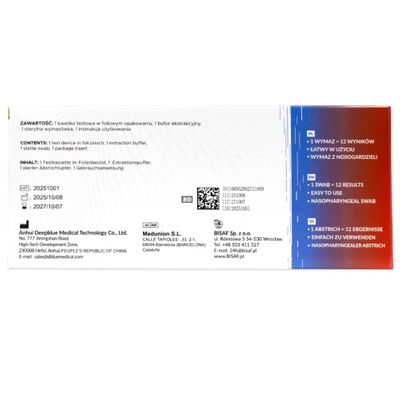 Combo 12in1 with Pneumokokken + Legionellen + Keuchhusten | Packung (1 Test)