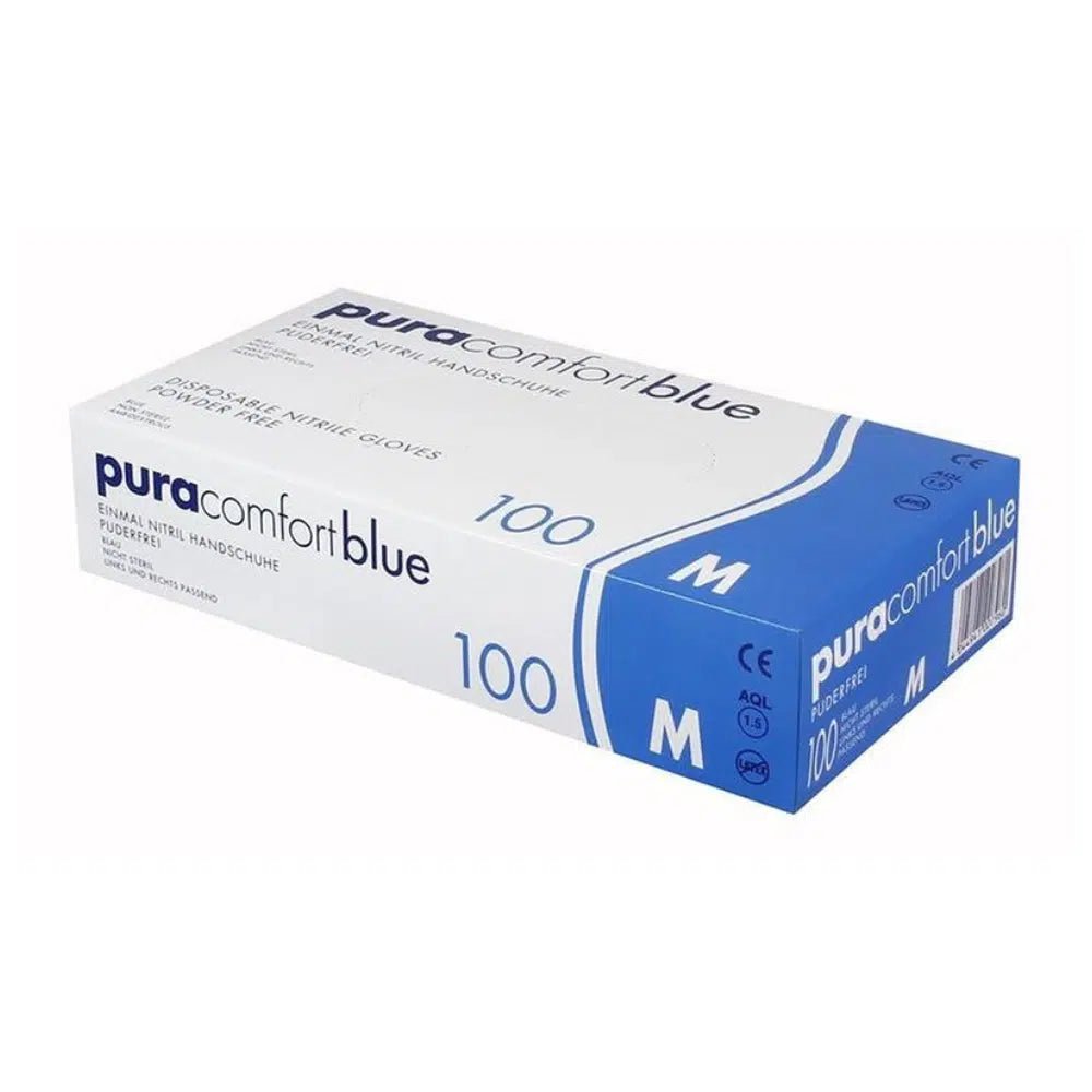 ampri nitril handschuhe AMPri Puracomfort blue Nitrilhandschuhe, blau