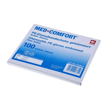 AMPri MED-COMFORT PE-Handschuhe gehämmert, transparent