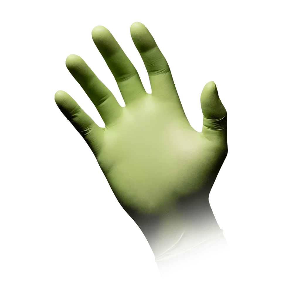 handschuh grüner daumen AMPri STYLE APPLE Nitrilhandschuhe puderfrei, Apfelgrün