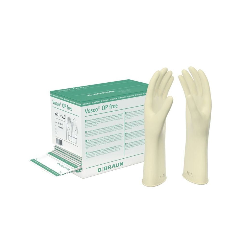 B. Braun Vasco OP free OP-Handschuhe latexfrei steril Gr. 7