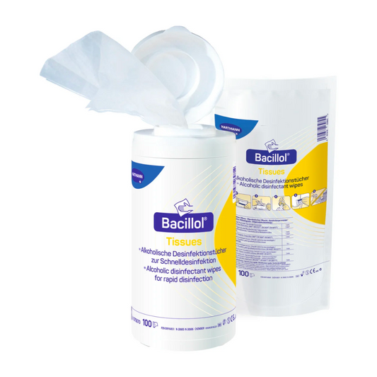BODE Bacillol® AF Tissues Alkoholische Desinfektionstücher | Packung (80 Tücher)