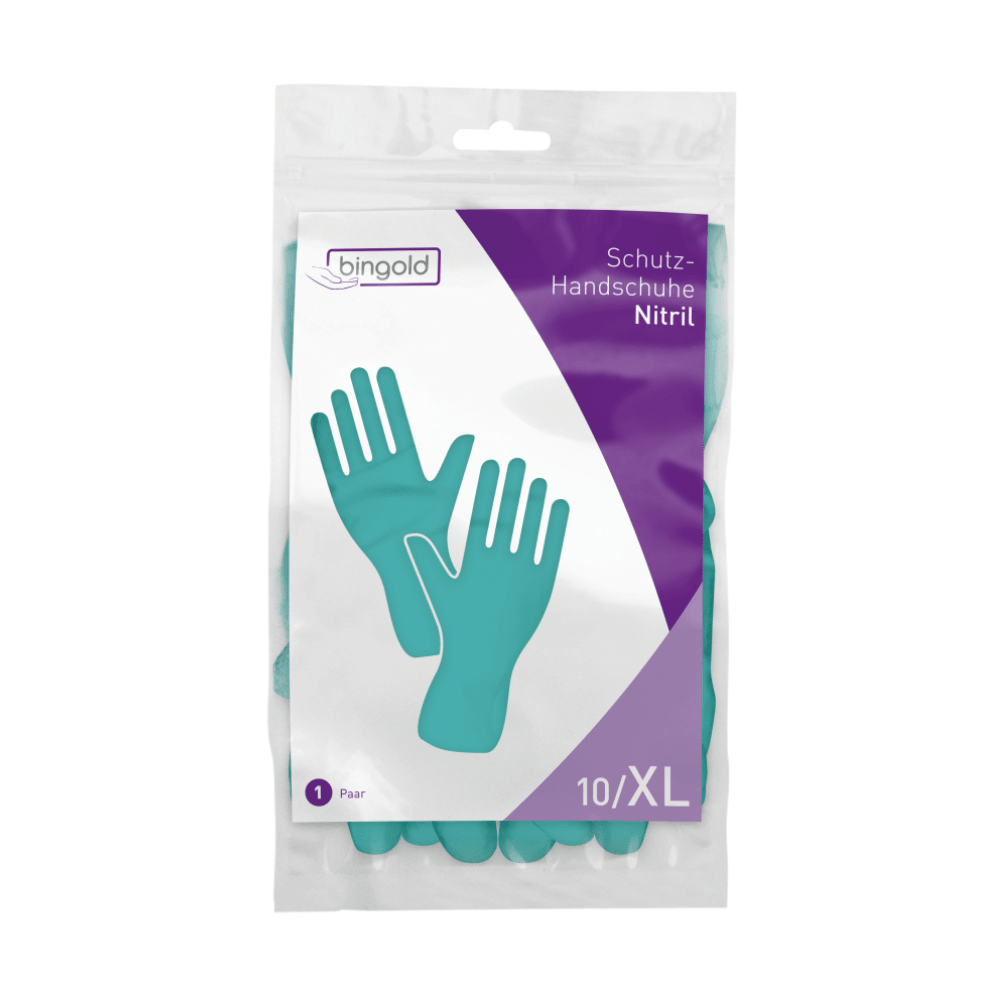 nitril handschuhe schutz Bingold Schutzhandschuhe Nitril, Grün