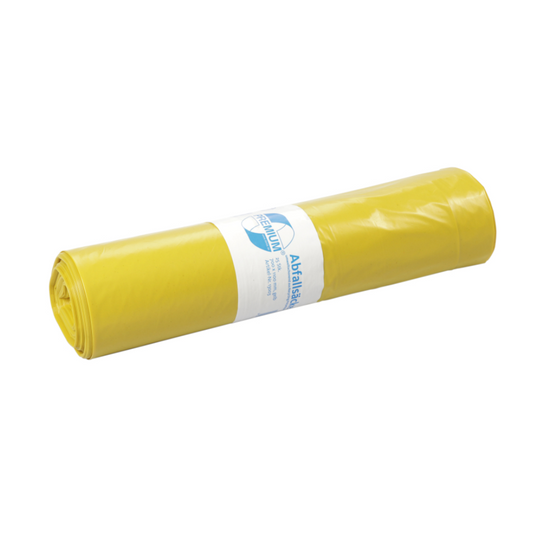 DEISS Premium® Typ 100 Abfallsäcke 13003 mit 120 Liter in Farbe gelb