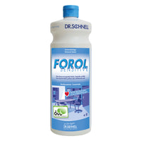 Dr. Schnell Forol Sensitive All-Purpose Cleaner, 1-liter bottle by DR.SCHNELL GmbH & Co. KGaA, fragrance- and dye-free—ideal for cleaning surfaces in a wide variety of settings.