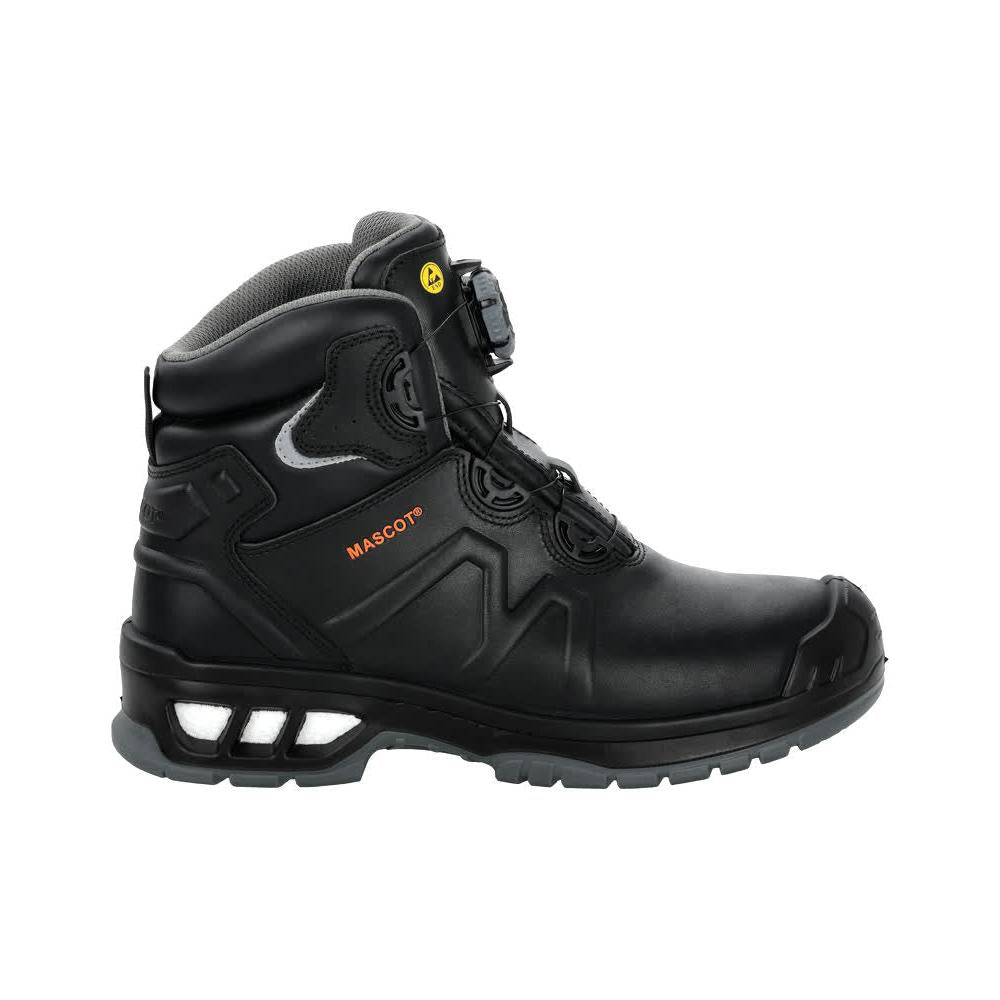 MASCOT® Sicherheitsstiefel S3 mit BOA®, schwarz
