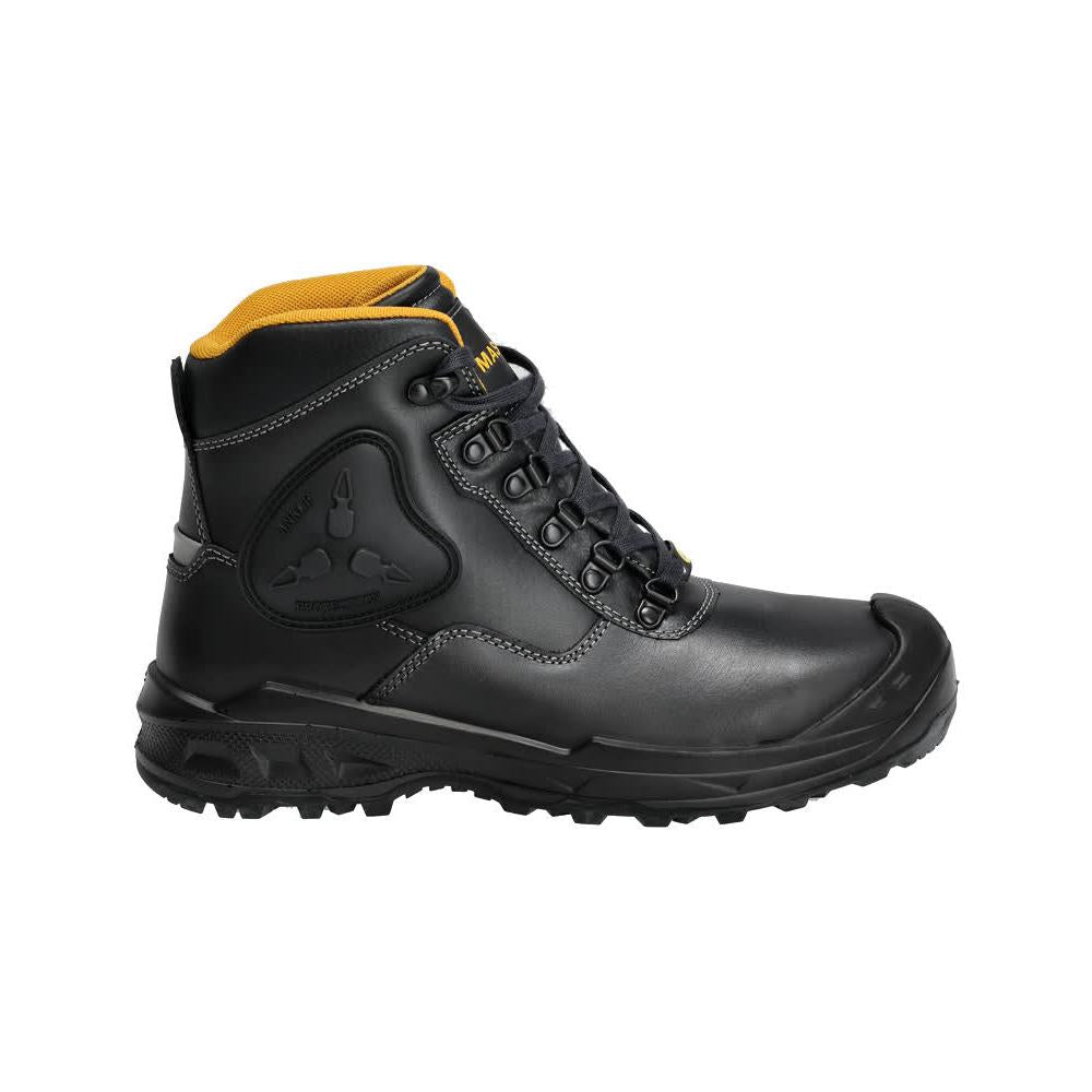 MASCOT® Batura Plus safety boots S3 safety shoes, black/yellow