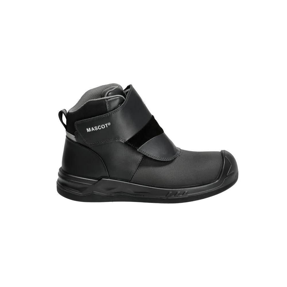 Safety boots S1PS, asphalt safety ankle boots S1PS, black