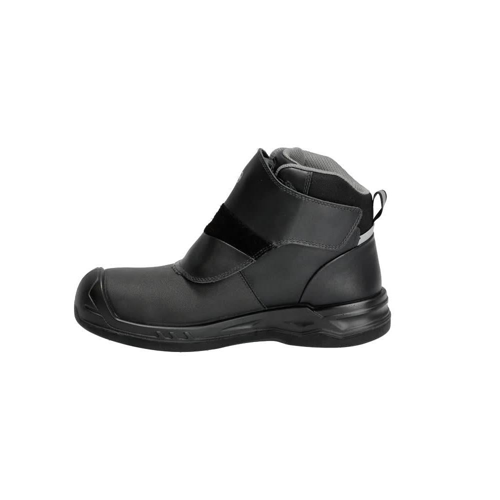 Safety boots S1PS, asphalt safety ankle boots S1PS, black