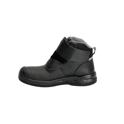 Safety boots S1PS, asphalt safety ankle boots S1PS, black