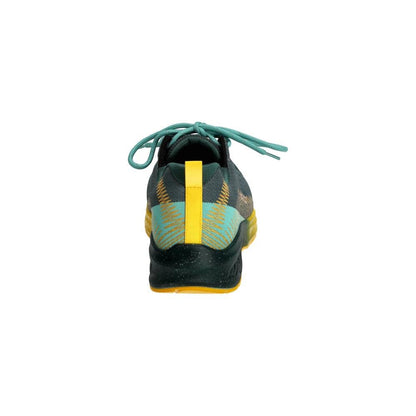 Safety shoes S1PS, laces safety shoes S1PS, forest green/sun yellow