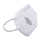 A white Famex FFP2 respirator mask (FAGOMED), 10 pieces per pack, with ear loops and side print of certification and model, offers high filtration efficiency. The mask is presented on a white background.