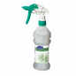 A green and white spray bottle with the inscription "Room Care R10 Pur-Eco, refill bottle incl. dispenser tape" from Diversey Deutschland GmbH & Co. OHG (0.3L), environmentally friendly and suitable for Divermite/DQFM, against a white background.