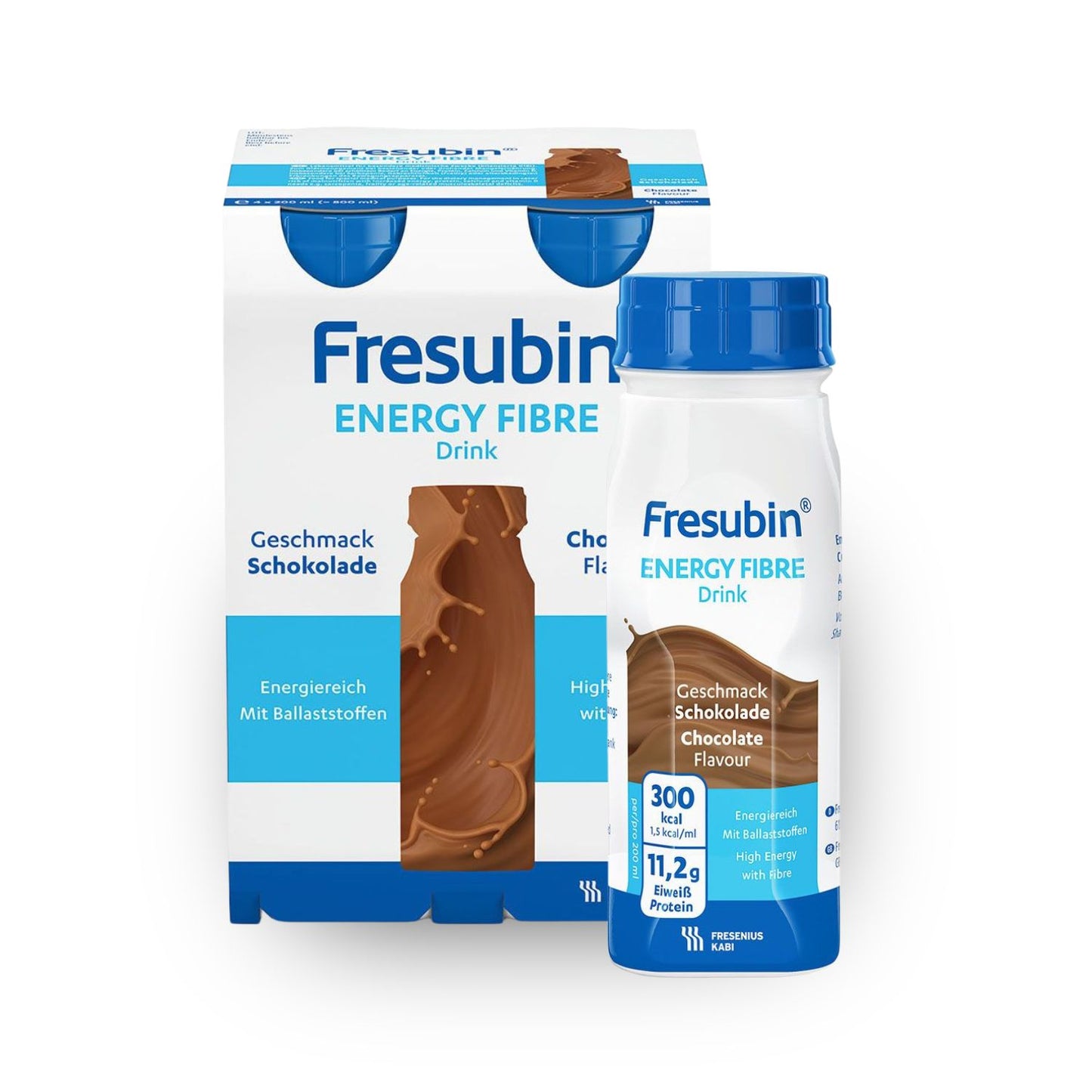 Fresubin Energy Fibre Drink 4 x 200 ml | Pack (4 bottles)