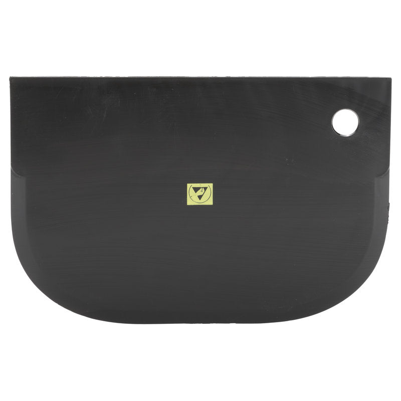 The ESD SCRAPER SMALL from Haug Bürsten KG is a flexible, black PP scraper (150x97mm) with a rounded edge and warning symbol - ideal for cleaning electronic components.