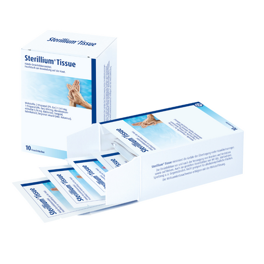 Hartmann Bode Sterillium tissue Desinfektionstücher | Packung (10 Tücher)