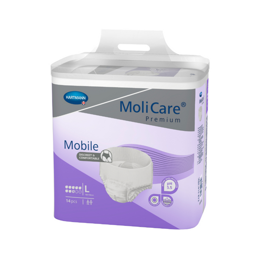 Hartmann MoliCare® Premium Mobile Inkontinenzpants, 8 Tropfen - 14 Stück