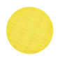 Das Kiehl-Woodmaster-Pad Schleifpad rund von Johannes Kiehl KG, 16" (40,6 cm) mit Körnung 60, hat eine große, runde, gelb strukturierte Oberfläche; die Packung enthält 10 Pads - ideal für effizientes Schleifen.