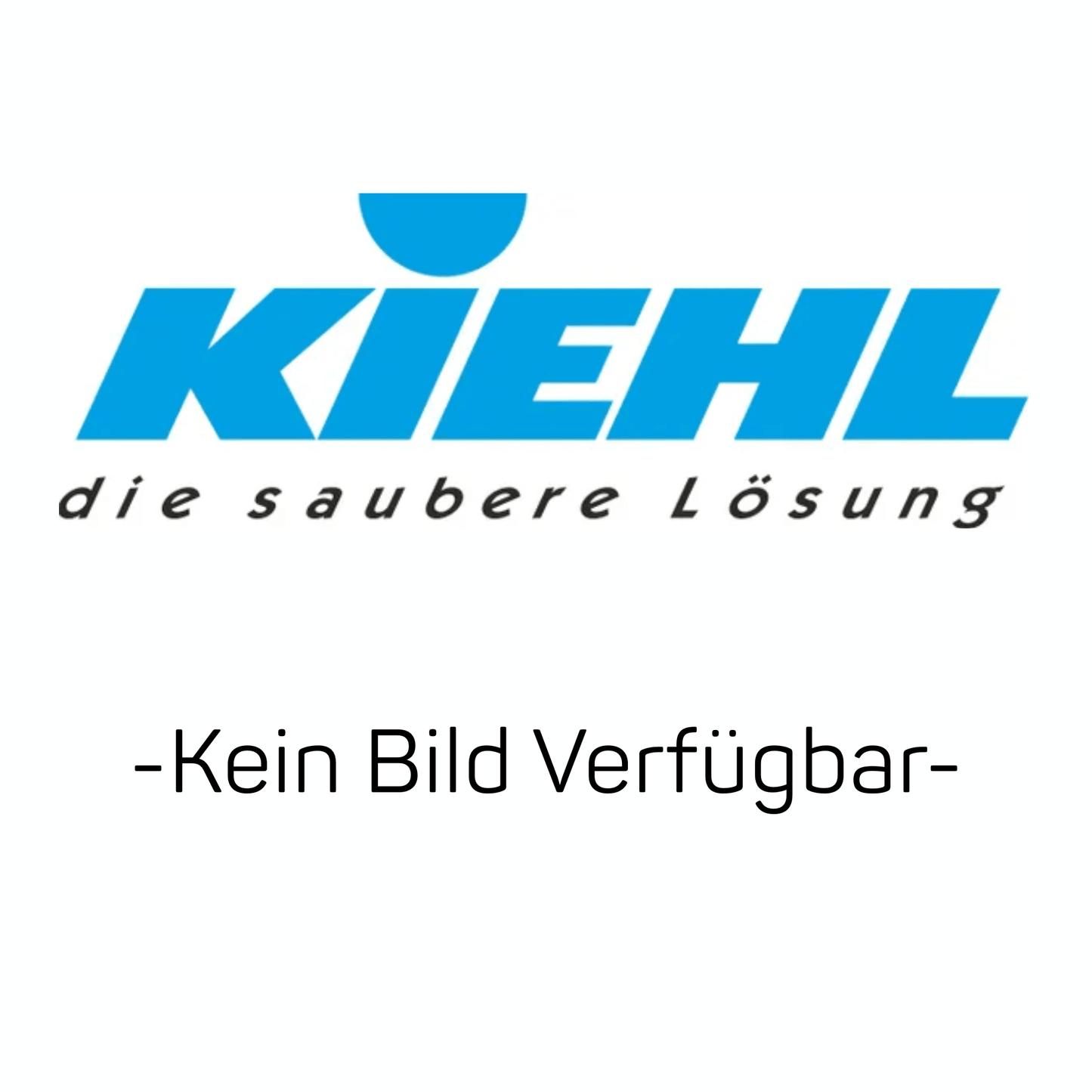 The Kiehl Pumas FKM pressure sprayer 5 L from Johannes Kiehl KG features a blue logo with an arch over the "I", the slogan "the clean solution" and below "No Image Available" for this acid-resistant sprayer.