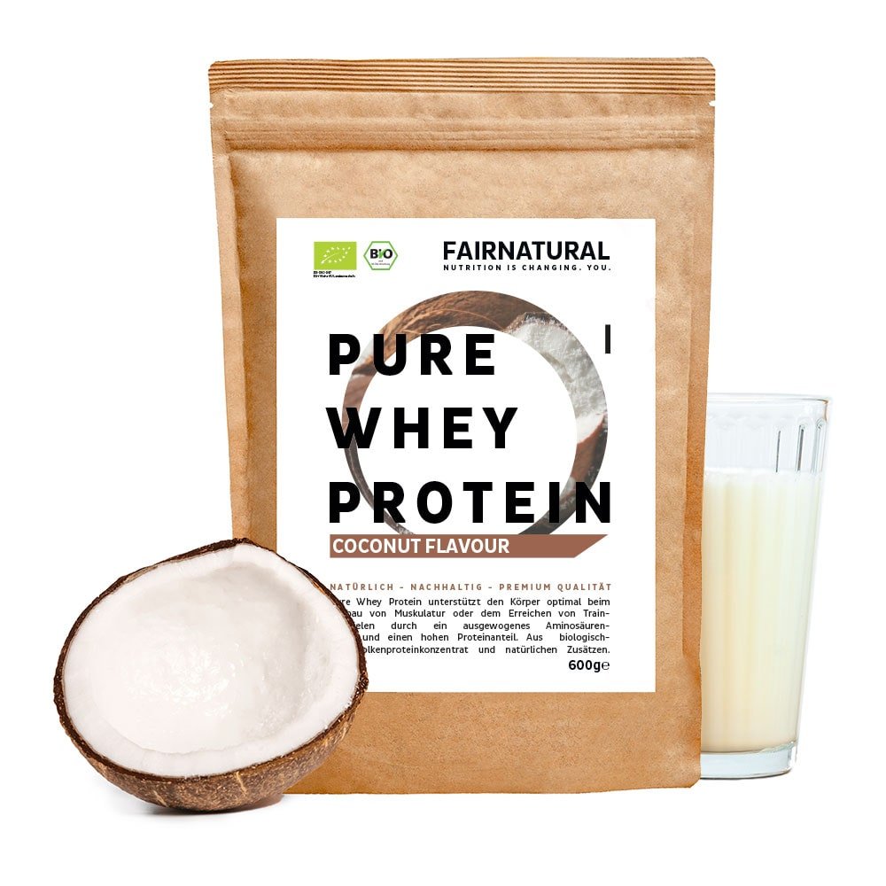 Bio Whey Protein Pulver Kokos