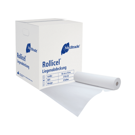 Meditrade Rollicel® Ärztekrepp / Rolle, 50 - 59 cm x 50 m, 2-lagig