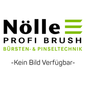 Nölle Profi Brush logo with green stripes and German text "Brush & Paintbrush Technique". Below, "No Image Available" for products like Nölle Profi Brush Street Broom Piassava 40 cm, Flat Wood, 6x18 Rows, 1 Piece.