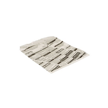 A single PAPSTAR 1000 hamburger bag sheet, made from greaseproof parchment substitute from PAPSTAR GmbH, lies flat on a white surface.