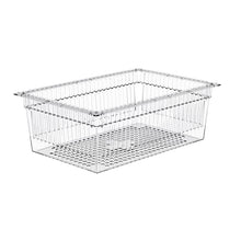 Der Novocal PC-Korb transparent teilbar (600 x 40 mm) mit gelochtem Boden und Auszugsstopps bietet optimale Belüftung und Drainage-Ideal zur Aufbewahrung von PC-Zubehör. 1 Stück je Packung.