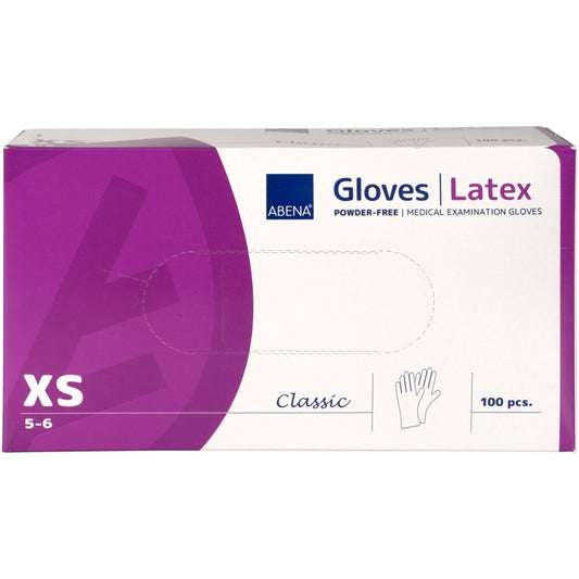 Latex-Handschuhe Classic, Puderfrei, Glatt ,Natur
