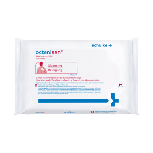 Schülke Octenisan® Waschhandschuhe - 1 Packung | Packung (8 Stück)