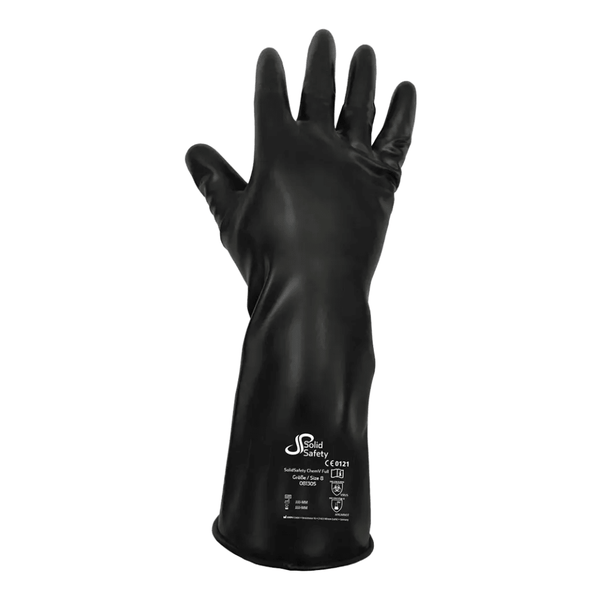 butyl handschuhe SolidSafety ChemV Full Stabile Brom-Butyl-Chemiekalienschutzhandschuhe