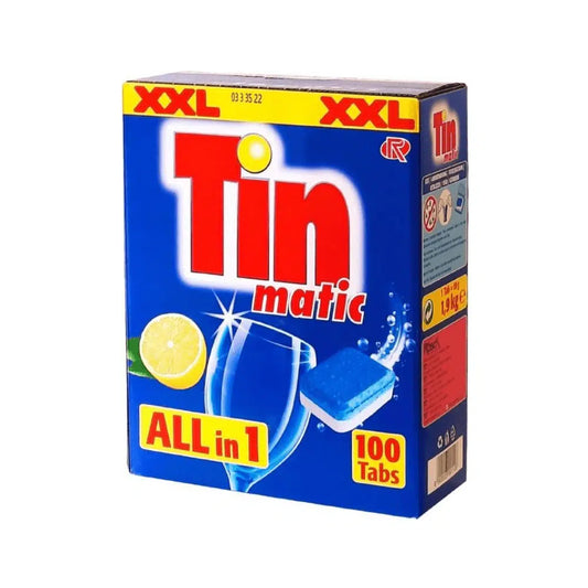 Tin matic All in One Geschirrreinigertabs - 100 Stück | Packung (100 Stück)