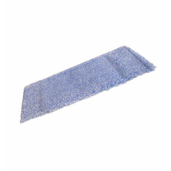 The Arcora Ultra Micro Blue Velcro Mop Cover from Arcora International GmbH is a rectangular microfiber mop cover with a textured surface for streak-free cleaning on a white background.