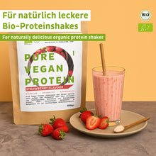 Bio Veganes Proteinpulver Erdbeere ohne Soja