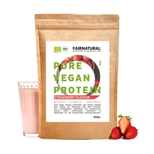 Bio Veganes Proteinpulver Erdbeere ohne Soja