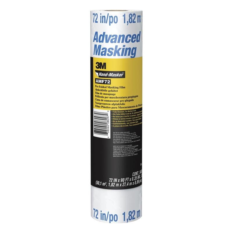 Discontinued Item: 3M™ Hand-Masker™ Masking Tape, AMF72-8G; 1.82 m x 27.4 m, 1 roll/pack | Pack (1 roll)