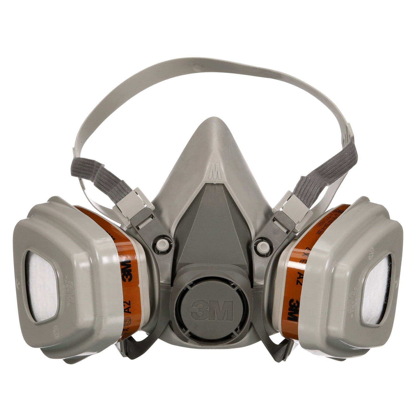 Die 3M™ Atemschutzmaske 6003KIT-1 (1x6200, 2x6055, 2x5935, 2x501) von 3M Deutschland GmbH bietet Atemschutz gegen organische Dämpfe mit austauschbaren A2P3 Filtern und verstellbaren Kopfbändern.