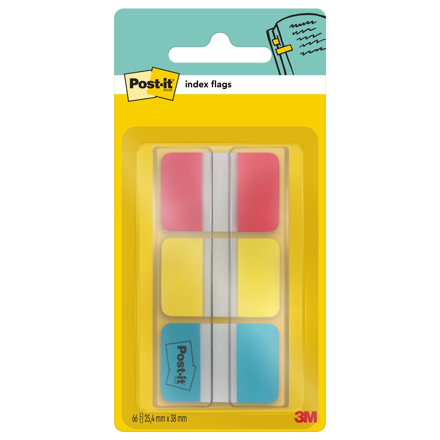 Die Post-it® Index Strong Ablagetabs der 3M Deutschland GmbH gibt es in verschiedenen Farben, jeweils mit eigenem Stapel. Jede Packung enthält 66 Tabs (25,4 mm x 38,1 mm) pro Spender und ist mit dem 3M Logo auf der gelben Verpackung versehen.