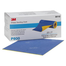 3M™ Flexible Grip Abrasive Strips, 139 mm x 114 mm, perforated on a roll of 20 strips, P800, 35112 | Pack (1 roll)