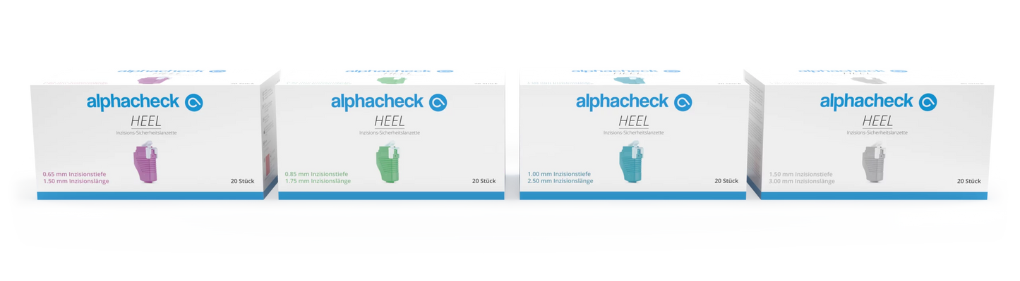 Alphacheck Heel Inzisions-Sicherheitslanzette