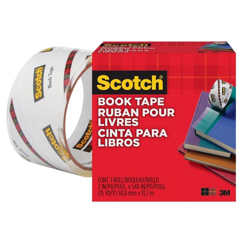 Scotch® Reparaturband für Bücher, 50.8 mm x 13.7 m, 1 Rolle | Packung (1 Rolle)