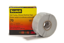 Scotch® 70 Silikon-Kautschuk-Band, selbstverschweißend, Hellgrau, 25 mm x 9 m, 0,3 mm | Packung (1 Rolle)