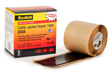 Scotch® cable jacket repair tape 2234, self-welding, black, 50.8 mm x 1820 mm, 1.52 mm | Pack (1 roll)