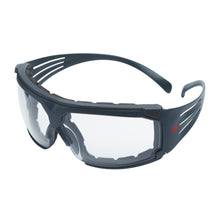 3M™ SecureFit™ 600 Schutzbrille, graue Bügel, Schaumrahmen, Scotchgard™ Anti-Fog-/Antikratz-Beschichtung (K&N), transparente Scheibe, SF601SGAF/FI-EU | Packung (1 Stück)